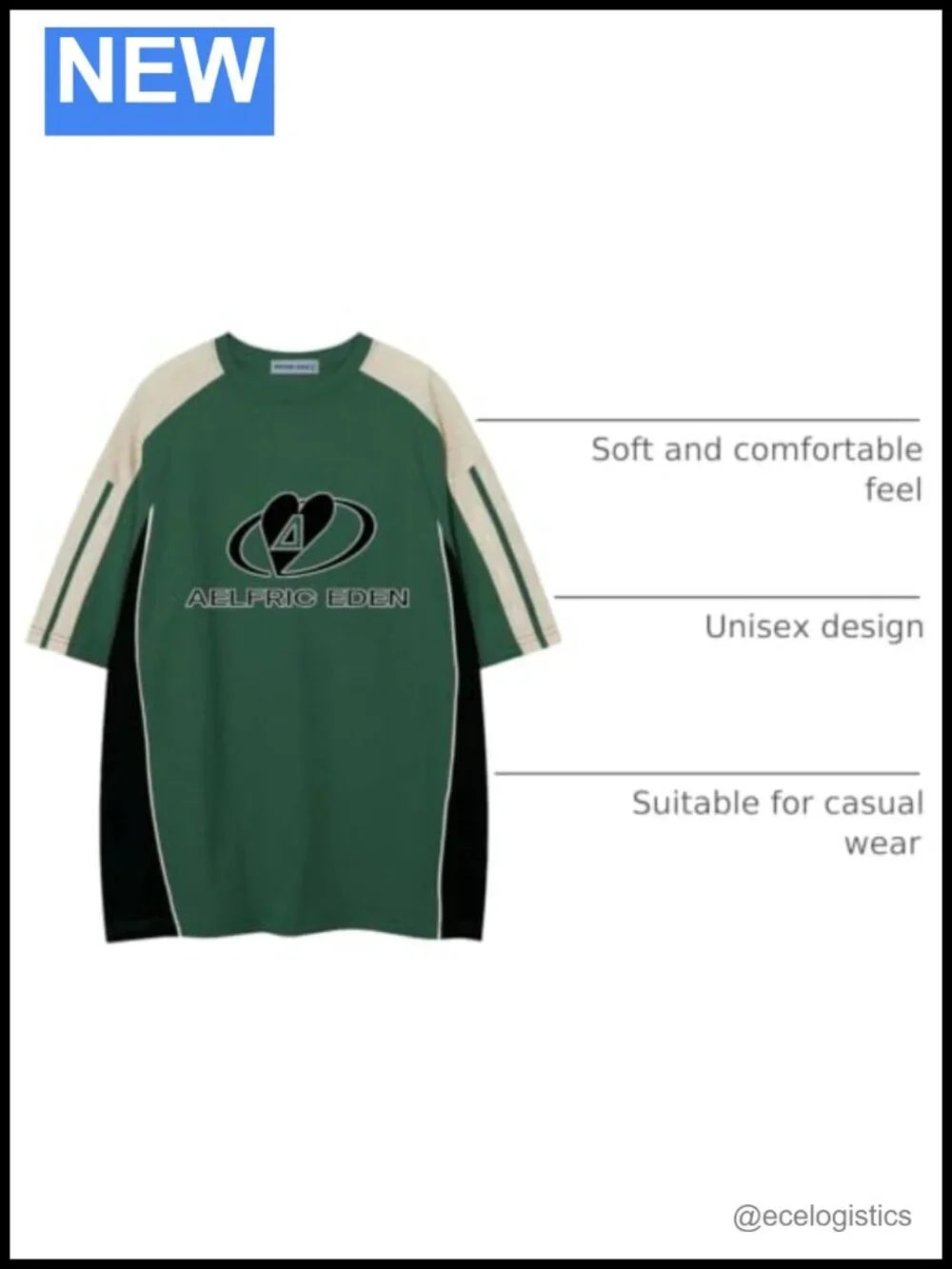 Oversized Graphic Racing Tee Streetwear Tshirt Patchwork
